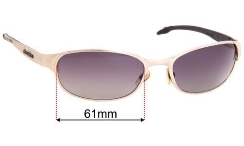 Sunglass Fix Replacement Lenses for Bolle Titan - 61mm Wide 