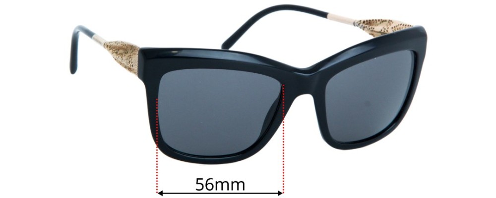 Sunglass Fix Replacement Lenses for Burberry BE 4207 - 56mm Wide