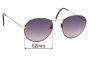 Sunglass Fix Replacement Lenses for Carrera 5473 - 52mm Wide 