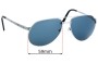 Sunglass Fix Verres de Remplacement pour Cartier Santos Dumont Vendome - 59mm Wide 