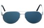 Cartier Santos Dumont Replacement Sunglass Lenses - 59mm wide Front View 