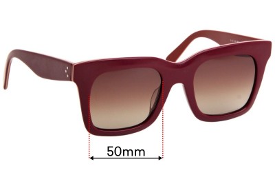 Celine CL 41411/F/S Replacement Lenses 50mm wide 