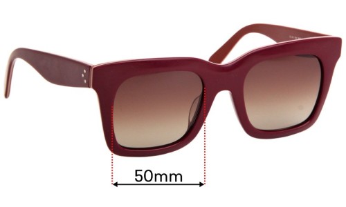 Sunglass Fix Replacement Lenses for Celine CL 41411/F/S - 50mm Wide 
