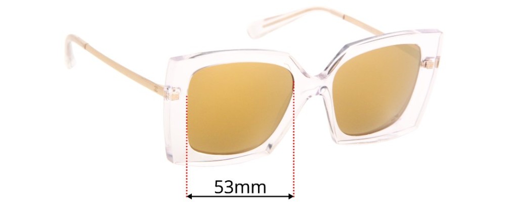 Chanel 6051 53mm Replacement Lenses by Sunglass Fix™