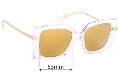 Chanel 6051 Replacement Lenses 53mm wide 