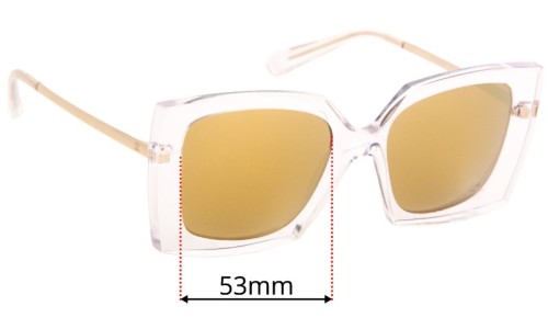Sunglass Fix Replacement Lenses for Chanel 6051 - 53mm Wide 