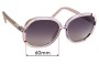 Sunglass Fix Replacement Lenses for Chloe CL 2119 - 60mm Wide 