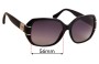 Sunglass Fix Replacement Lenses for Coach HC8119 Bryn - 56mm Wide 