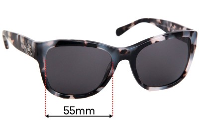 Coach HC8243 Replacement Lenses 55mm wide 