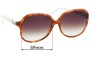 Sunglass Fix Verres de Remplacement pour Diane Von Furstenburg  DVF567S - 59mm Wide 