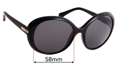 Sunglass Fix Replacement Lenses for Dolce & Gabbana DG8085 - 58mm Wide 