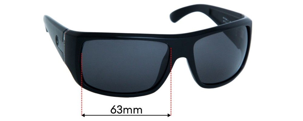 Sunglass Fix Replacement Lenses for Dragon Vantage LL 026  - 63mm Wide