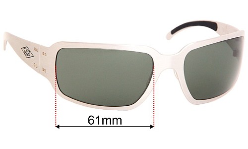 Sunglass Fix Replacement Lenses for Gatorz Fusion - 61mm Wide 
