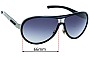 Sunglass Fix Replacement Lenses for Gucci GG1566/S - 66mm Wide 
