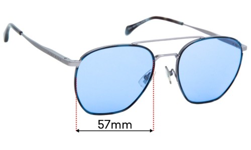 Sunglass Fix Replacement Lenses for Hugo Boss 1090/S - 57mm Wide 