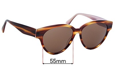 Sunglass Fix Replacement Lenses for INDO Florida - 55mm Wide 