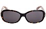 Kate Spade Cheyenne/P/S Replacement Sunglass Lenses - 55mm wide Front View 