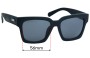 Sunglass Fix Lentes de Repuesto para Le Specs Weekend Riot - 56mm Wide 
