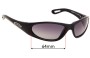 Sunglass Fix Lentes de Repuesto para Legend Wishbone - 64mm Wide 