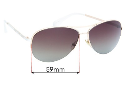 Marc by Marc Jacobs MMJ 119/S Replacement Lenses 59mm wide 