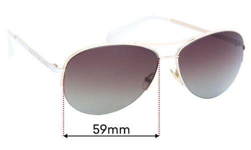 Sunglass Fix Replacement Lenses for Marc by Marc Jacobs MMJ 119/S - 59mm Wide 