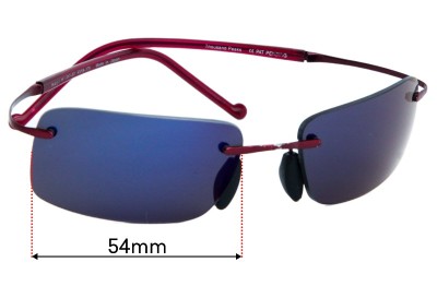 Maui Jim MJ517 Thousand Peaks Replacement Lenses 54mm wide 