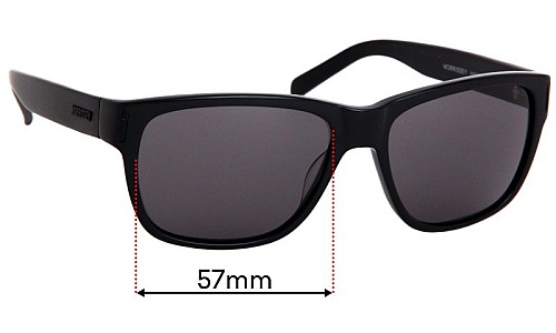 Sunglass Fix Replacement Lenses for Morrissey Boulevard - 57mm Wide 