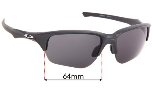 Oakley Flak Beta OO9363 Replacement Lenses 64mm wide 