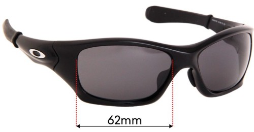 Oakley Pit Bull OO9161 62mm Replacement Lenses