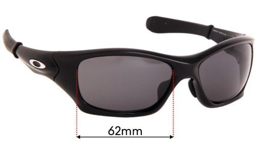 Oakley Pit Bull OO9161 Replacement Lenses 62mm wide 