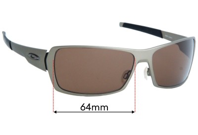 Oakley Spike Replacement Lenses 64mm wide 