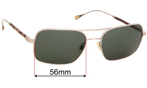Sunglass Fix Replacement Lenses for Oliver Peoples De Oro OV1149S - 56mm Wide 