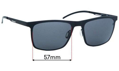 Sunglass Fix Replacement Lenses for Orgreen Malcolm - 57mm Wide 