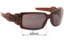 Sunglass Fix Replacement Lenses for Oakley Oil Drums - 63mm Wide 
