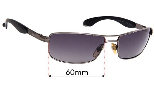 Sunglass Fix Replacement Lenses for Persol 2140-S - 60mm Wide 
