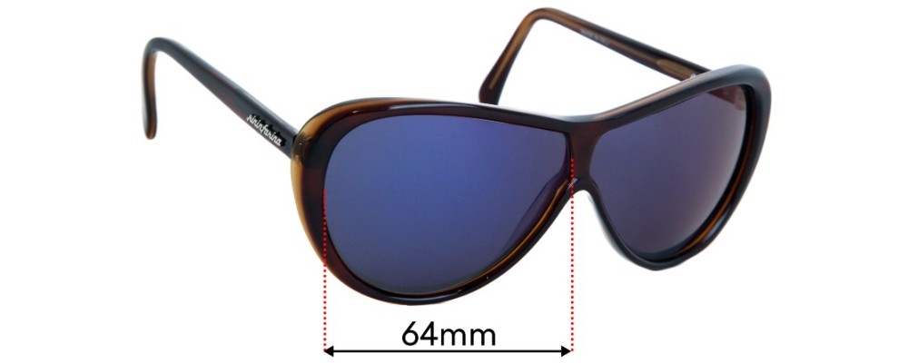 Sunglass Fix Replacement Lenses for Persol Pininfarina PF-802 - 64mm Wide