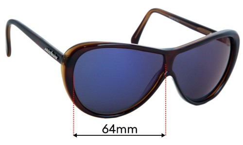 Sunglass Fix Replacement Lenses for Persol Pininfarina PF-802 - 64mm Wide Sunglass Fix Replacement Lenses for Persol Pininfarina PF-802 - 64mm Wide