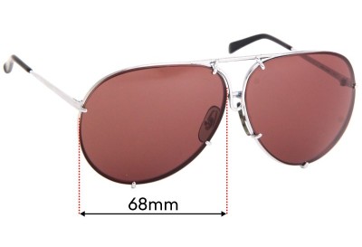 Carrera 5623 Replacement Lenses 68mm wide 