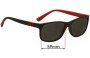 Sunglass Fix Replacement Lenses for Polo Polo PH 4109 - 59mm Wide 