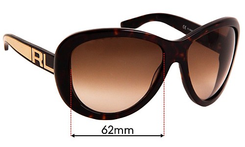 Polo RL 1543/S Replacement Lenses 62mm wide 