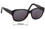 Sunglass Fix Ersatzgläser für Ralph Lauren RL 8063/W - 57mm Wide 