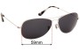 Sunglass Fix Replacement Lenses for Ray Ban RB3562 Chromance - 59mm Wide 