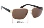 Sunglass Fix Replacement Lenses for Ray Ban RB3663  - 60mm Wide 