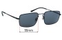 Sunglass Fix Replacement Lenses for Ray Ban RB3669 - 55mm Wide 