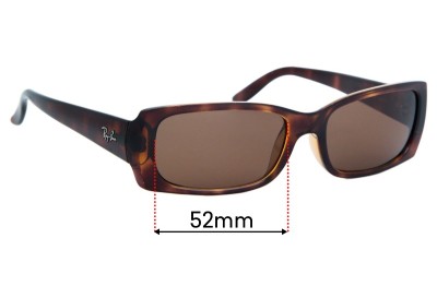 Ray-Ban RB4067 Replacement Lenses 52mm wide 