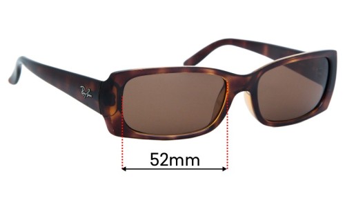 Sunglass Fix Replacement Lenses for Ray Ban RB4067 - 52mm Wide 