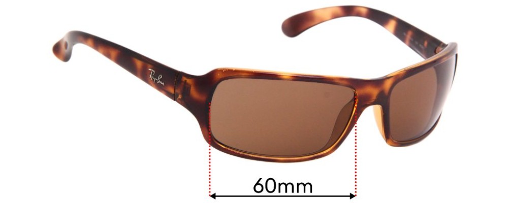 Ray Ban RB4075 Replacement Lenses 61mm 