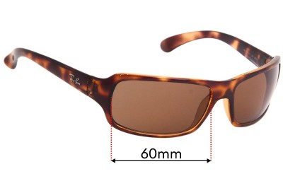 Ray Ban RB4075 Replacement Lenses 61mm wide 