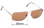 Sunglass Fix Replacement Lenses for Rodenstock R1274 - 60mm Wide 