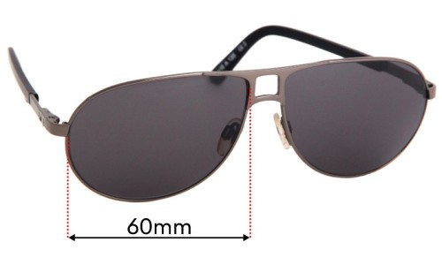 Sunglass Fix Replacement Lenses for Rodenstock R1316 - 60mm Wide 